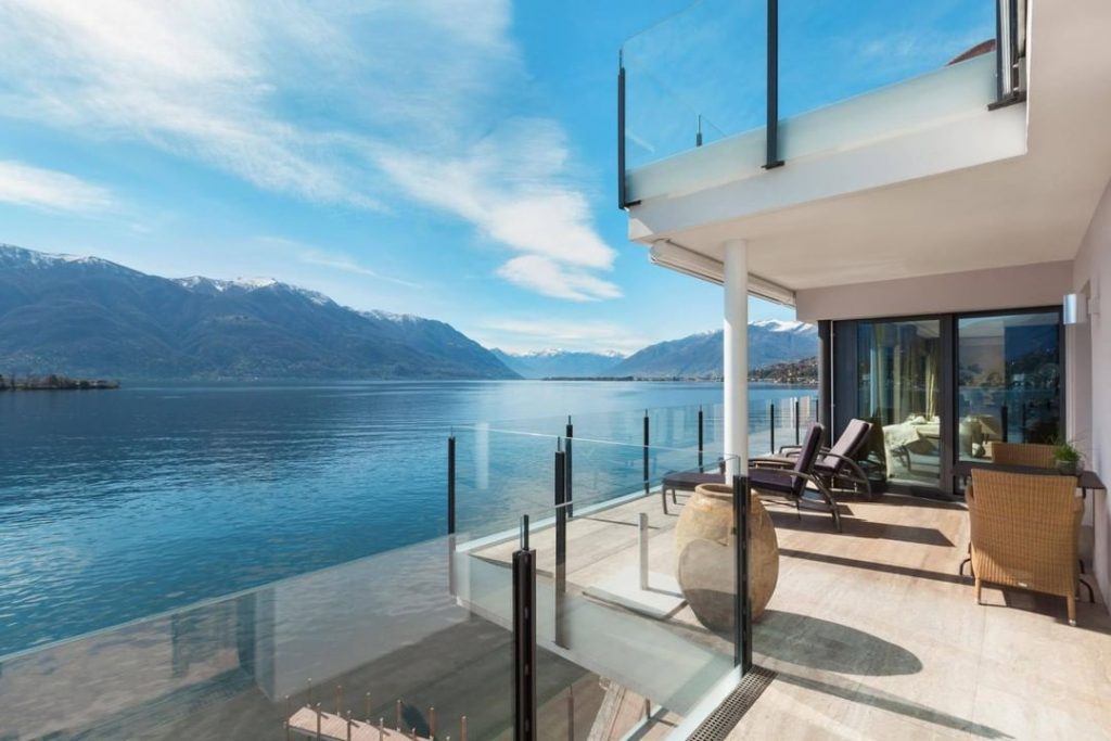 Wide angled house image